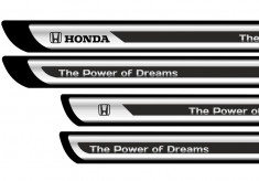 Set protectii praguri CROM - Honda foto