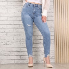 Blugi Dama Skinny Fit Albastri Karinia, 25