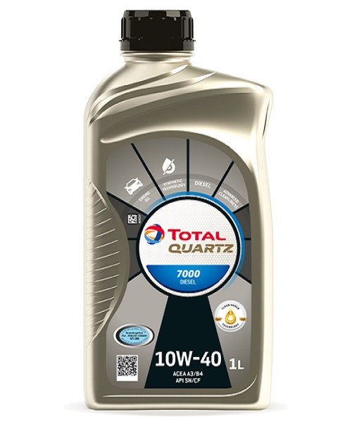 Ulei motor Total Quartz 7000 Diesel 10W40 1L 129392 25666 / QUARTZ 7000 DIESEL 1L