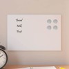 Tablă Magnetică de Perete vidaXL, Sticlă Securizată, 30x20 cm, Albă - Ideală pentru Birou, Școală, Acasă