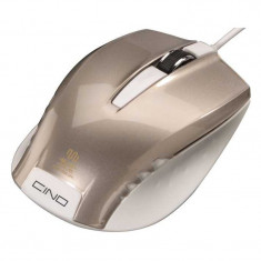 Mouse optic Cino, 3 butoane, 800 dpi, senzor Blue Wave, Crem foto