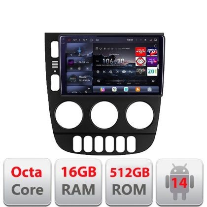 Navigatie Mercedes ML W163 1998-2005 Android radio gps internet 8 core QLED 2K 16+512 360 Edotec CarStore Technology