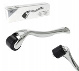 Aparat masaj facial Derma Roller 540 ace 0,2 mm argintiu din titan