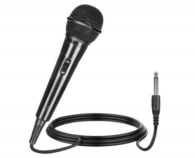 Microfon dinamic cu fir, Mufa microfon XLR 6,5 mm - RESIGILAT foto