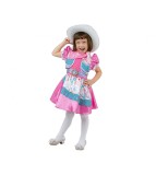 Costum carnaval Elegant Cowgirl pentru copii, marime 92/104 cm ( 3-4 ani)