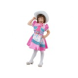 Costum carnaval Elegant Cowgirl pentru copii, marime 92/104 cm ( 3-4 ani)