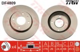 Disc frana MITSUBISHI LANCER Combi (CS) (2003 - 2008) TRW DF4809
