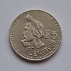 25 centavos 1991 Guatemala