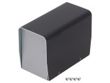 Carcasă aluminiu argint 61x118x84mm