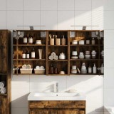 vidaXL Set dulap baie pentru 3 pcs 116 x 16 x 62,5 cm Lemn compozit 3403820