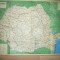 Harta Administrativa Rutiera si Turistica a Romaniei 1996 ,dim.= 92x64cm