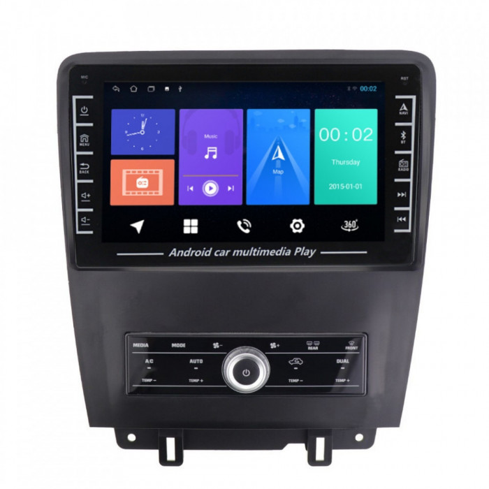 Navigatie dedicata cu Android Ford Mustang 2009 - 2014, 1GB RAM, Radio GPS Dual