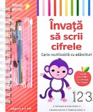&Icirc;nvață Să Scrii Cifrele. Carte Reutilizabilă Cu Ad&acirc;ncituri, - Editura Flamingo
