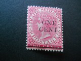 CV1 COLONII BRITANICE REGINA VICTORIA STRAITS SETTLEMENTS