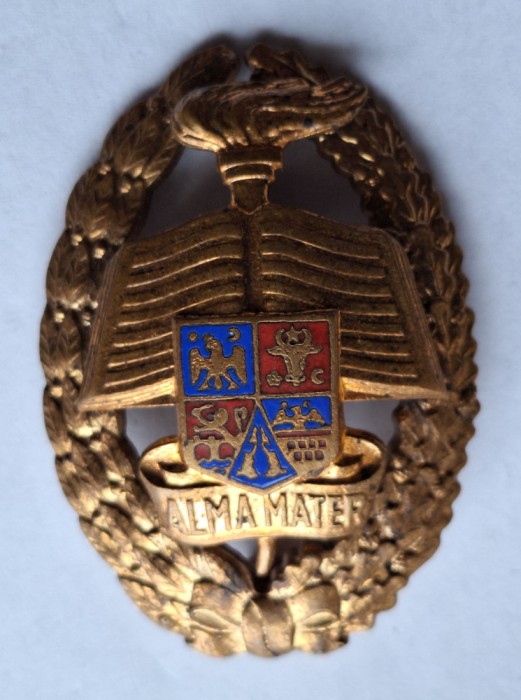 ALMA MATER - Academia Militara - insigna ofiteri