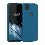 Husa pentru Google Pixel 4a, Silicon, Albastru, 52622.224, kwmobile, Carcasa