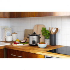 Slow cooker Russell Hobbs Compact Home 25570-56, 145 W, 2 L, Design compact, Vas ceramic, Inox foto