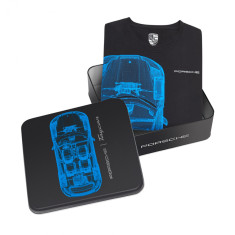 Tricou Unisex Oe Porsche Taycan Negru / Albastru Marime XXXL WAP6083XL0LTYC
