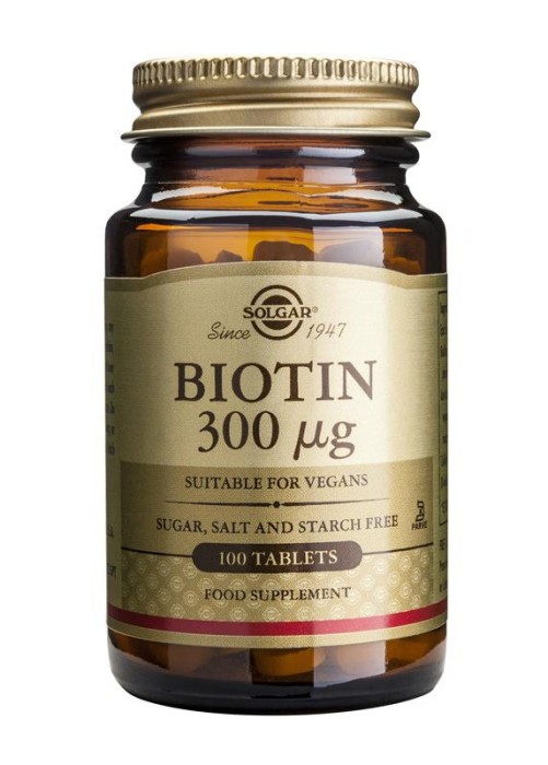 Biotin 300mg Solgar 100tb