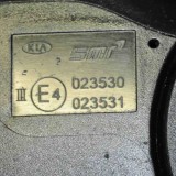 Oglinda Laterala Stanga Kia Picanto TA 2015, OEM E4023530E4023531, Portocaliu/Negru, Second Hand
