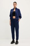 Adidas trening Feelcozy femei, culoarea albastru marin, JD2706