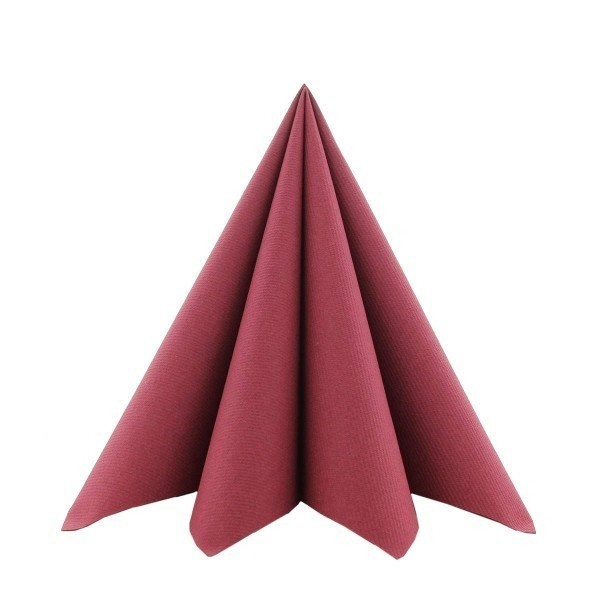 Servetele de masa festive Softpoint - Bordeaux / 40x40 cm / 50 buc