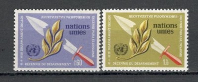 O.N.U.Geneva.1973 Decada dezarmarii SN.512 foto