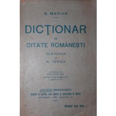 DICTIONAR DE CITATE ROMANESTI