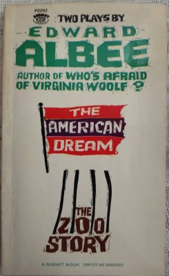 TWO PLAYS BY EDWARD ALBEE: THE AMERICAN DREAM/THE ZOO STORY(NEW YORK1961/LB ENG) foto