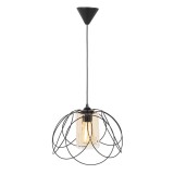 Pendul Leylak Negru 1xE27 60W