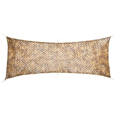 vidaXL Plasă de camuflaj cu geantă de depozitare, nisipiu, 525x205 cm