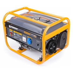 Generator curent electric 3000 W, 3 KW, 220 V, 7 CP, AVR, Monofazat, protectie suprasarcina, Powermat