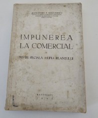 Carte veche Drept Alexandru Diaconescu Impunerea la comercial