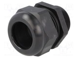 Garnitură de etanşare HUMMEL M40 1,5 IP68 neagră cu filet alungit
