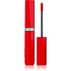 L&rsquo;Or&eacute;al Paris Infaillible Laque Resistance Ruj de buze lichid, de lunga durata ofera hidratare si stralucire culoare 410 Rouge Poppy 4.3 ml