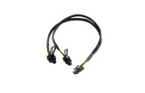 Cablu nou placa video HP DL380 G9 10pin to PCI-E Dual 8pin(6+2) 50CM