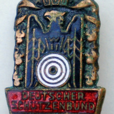 I.187 STICKPIN GERMANIA TIR PUSCA DSB Deutscher Schützenbund LUFTGEWEHR