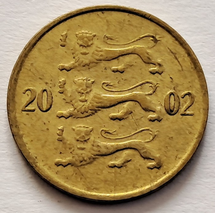 Estonia, 10 Senti 2002