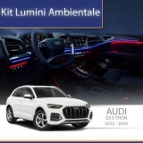 Lumini ambientale dedicate Audi Q5 E-Tron set complet control telefon sau sistem original CarStore Technology