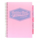 Caiet Pukka Pastel A4 Pink 200 Pagini Dictando, Spirala