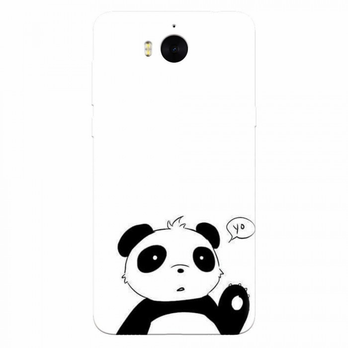Husa silicon pentru Huawei Y6 2017, Panda Cellphone