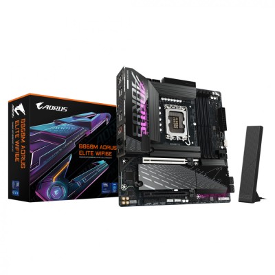 Placa de Baza GIGABYTE B860M AORUS ELITE WIFI6E LGA1851 foto
