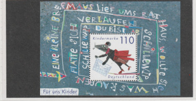 Germania 1999-Pentru copii 1999,colita dantelata.,MNH,Mi.Bl.51 foto
