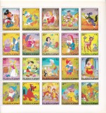 Fujeira 1972 Disney MI 916-935 MNH, Nestampilat