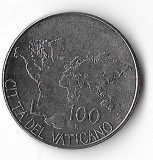 Moneda 100 lire 1985 - Vatican