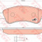 Set placute frana,frana disc PEUGEOT 206 Hatchback (2A/C) (1998 - 2016) TRW GDB1463