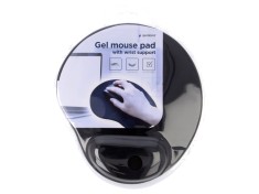 Mouse pad negru din gel 220x240x4mm