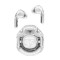Casti Bluetooth 5.3, Type-C, IPX4, AI Call Noise Reduction, Display Digital - Acefast (T8) - White Moon