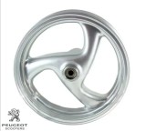 Janta fata originala Peugeot Elyseo - Elystar - Trekker - Vivacity - Vivacity 2 2T 50-100cc (pentru roata 12") - culoare: argintie