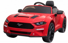 Masinuta electrica Premier Ford Mustang, 12V, roti cauciuc EVA, scaun piele ecologica, rosu foto